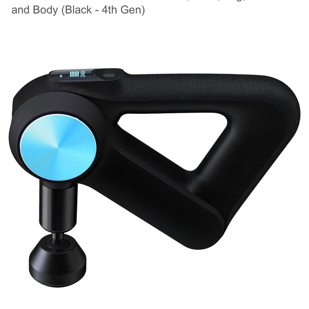 Theragun Black and Blue Percussive Therapy Device-Sealed New